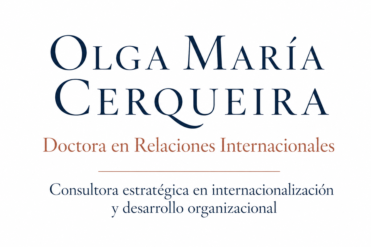 Olga María Cerqueira
